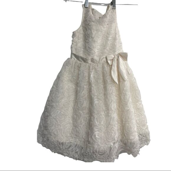 CRB Girls Wedding Corset Dress, White lace, Sz 8 - Picture 2 of 14